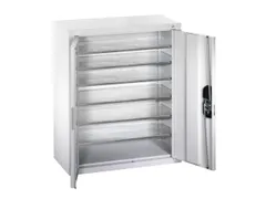 Kast Openslaande Deuren Hxbxd 830x700x300mm 6legborden Staal Ral7035