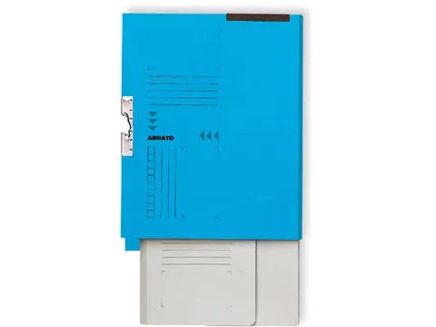 Arnato verzamelmap met 1 soufflet en tabrand A4 blauw doos 100 stuks