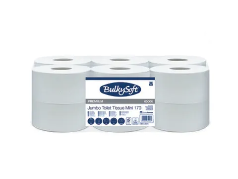 BulkySoft Mini jumborollen cellulose 2laags 12x170m Eco