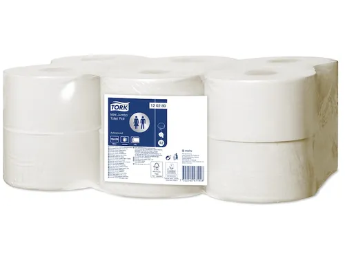 Toiletpapier Tork T2 120280 Advanced 2-laags 170m Mini Jumbo