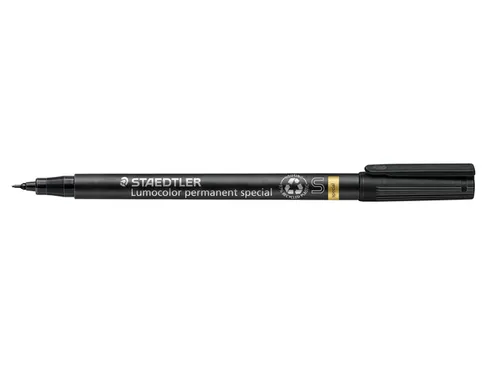 Viltstift Staedtler Lumocolor 319 special permanent S zwart