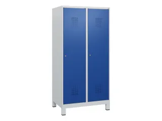 schoollocker,HxBxD 1630x800x500mm,2vak,vak B 400mm,cil.-slot,voeten - 2