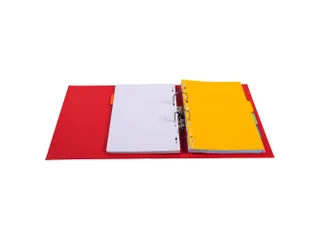 Ordner PVC Prem'Touch A4 70 mm rood - 2