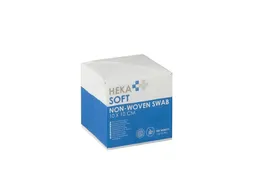 Nw kompres Hekasoft 10x10cm niet steriel