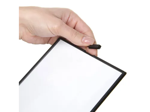 Menustandaard Scritto L-stand Zwart A5