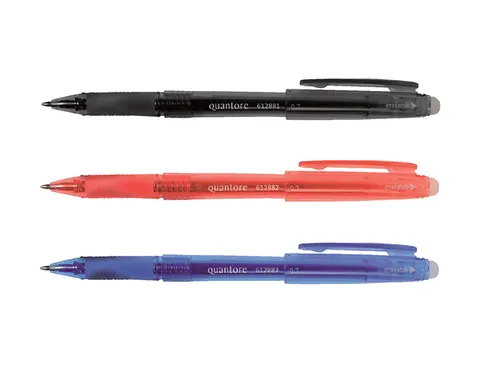 Gelschrijver Quantore erasable 0.7mm rood