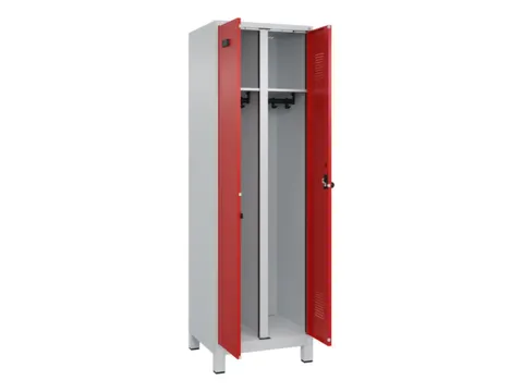 locker voor scheiding van kleding,HxBxD 1950x600x500mm,2vak