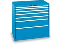 Ladenkast Code 1000x1023x725mm 7laden 75kg Ral5012