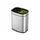 Gescheiden Afvalbak Oli-cube Open Top Bin 10+10 Liter Mat RVS