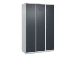 locker voor scheiding van kleding,HxBxD 1850x1200x500mm,3vak