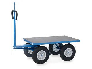 Handtrekwagen Trekoog 6404lz 1000kg 1200x800mm Luchtbanden - 1