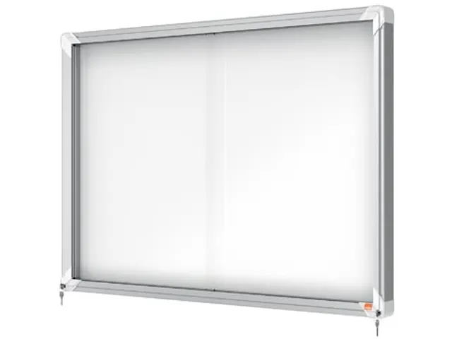 Premium Plus vitrine intérieure, porte coulissante avec serrure, magn