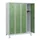 schoollocker,HxBxD 1630x1200x500mm,4vak,vak B 300mm,cil.-slot,voeten