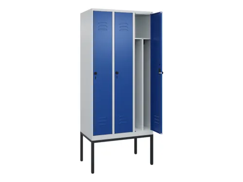 locker voor scheiding van kleding,HxBxD 2120x900x500mm,3vak