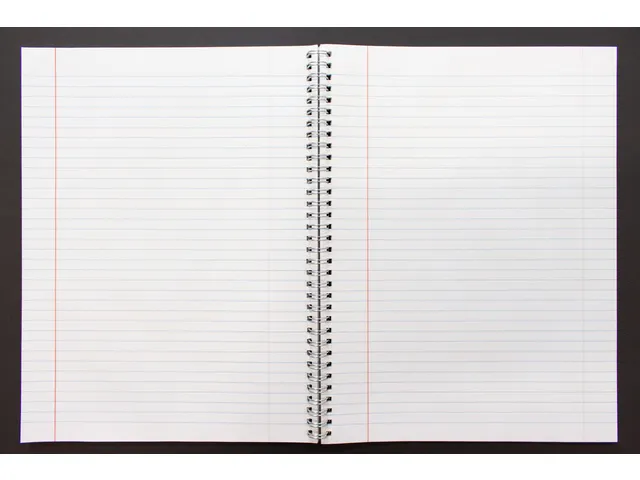 Collegeblok Kangaro A4 zwart gelinieerd 80 vel