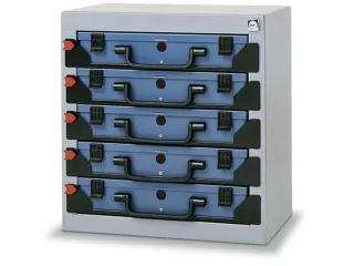 Opbergtoren Met Assortimentskoffers Plaatstaal 416x256mm 5x Koffer C - 1