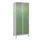 Z-garderobekast,HxBxD 1950x800x500mm,vak B 200/400mm,cil.-slot,voeten