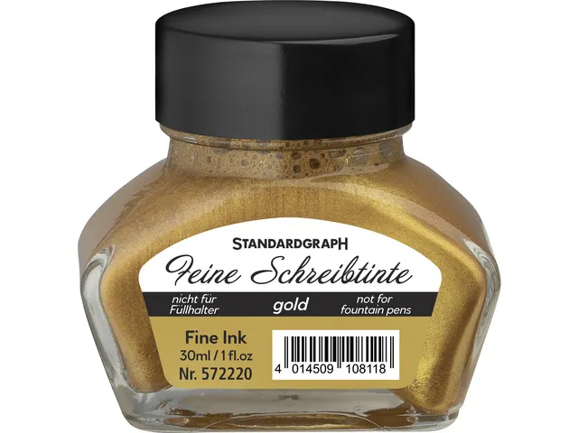 Kalligrafieinkt Inkt Standardgraph 30ml goud