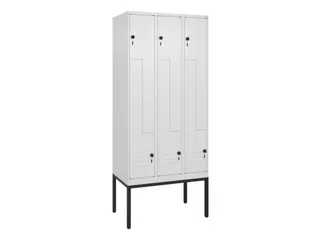 Z-garderobekast,HxBxD 2120x900x500mm,vak B 150/300mm,draaigrendel - 1