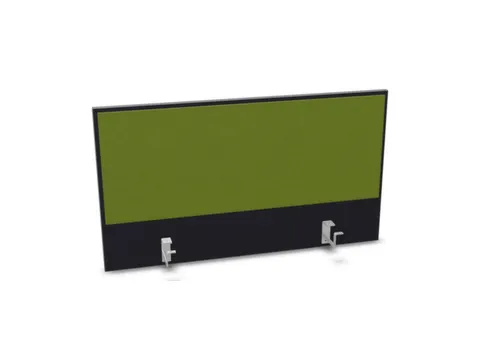opzetpaneel,v. bureau,aanbouw achter,B 1000mm,CC-zwart,BN7048-groen