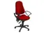 bureaustoel,synchroonmech.,zitting stof rood,zitting H 420-550mm
