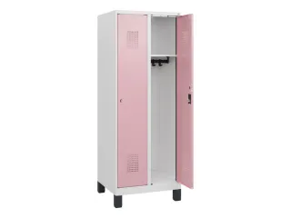 schoollocker,HxBxD 1630x600x500mm,2vak,vak B 300mm,cil.-slot,voeten - 1