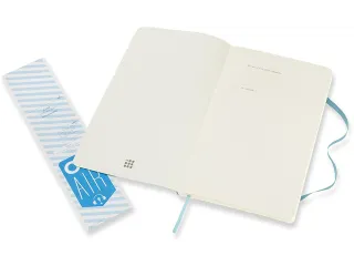 Notitieboek Moleskine large 130x210mm lijn soft cover reef blue - 5