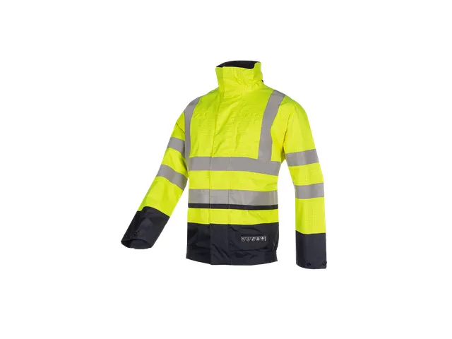 Sioen 9396 Jibou Werkjas Fluo geel/marineblauw maat XL