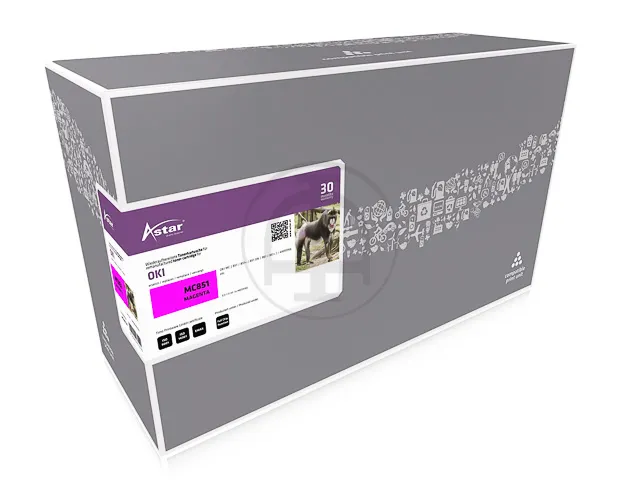 AS20124 ASTAR OKI Magenta 44059166 MC toner