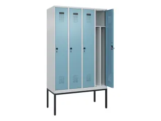 locker voor scheiding van kleding,HxBxD 2120x1200x500mm,4vak - 1