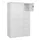 lockerkast,HxBxD 1850x1200x500mm,3x4vakken,vak B 400mm,cil.-slot
