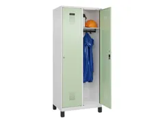 locker,HxBxD 1950x800x500mm,2vak,vak B 400mm,cil.-slot,voeten