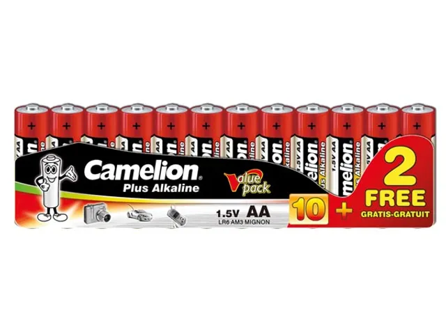 Alkaline AA / Lr6 1.5V Promopack (10+2 St.) - 2800Mah