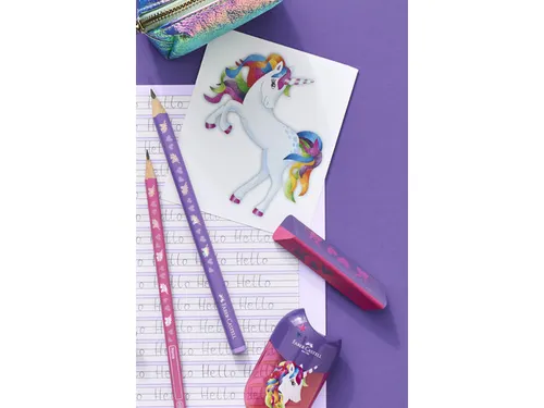 Gum Faber-Castell Unicorn roze stof- en PVC vrij