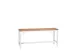 établi HxlxP 780-930x2000x600mm plateau multiplex 4 pieds RAL7035