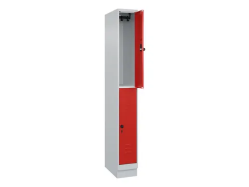 dubbeldekse locker,HxBxD 1950x250x500mm,1x2vak.,vak B 250mm