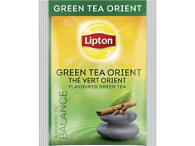 Thee Lipton Green Tea Balance Oriënt met envelop 25stuks