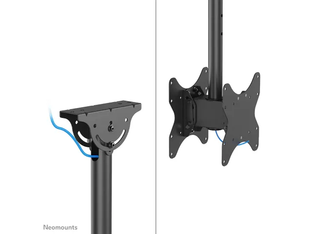Neomounts CL35-340BL22 Monitor/TV-beugel plafond 2 schermen - 23-43 in