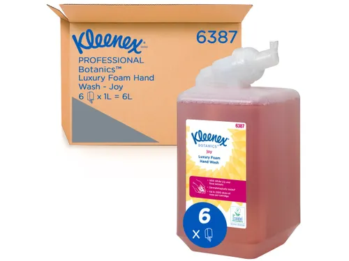 Kleenex 6387 Botanic Luxe Handreiniger foam rood 6x 1 Liter