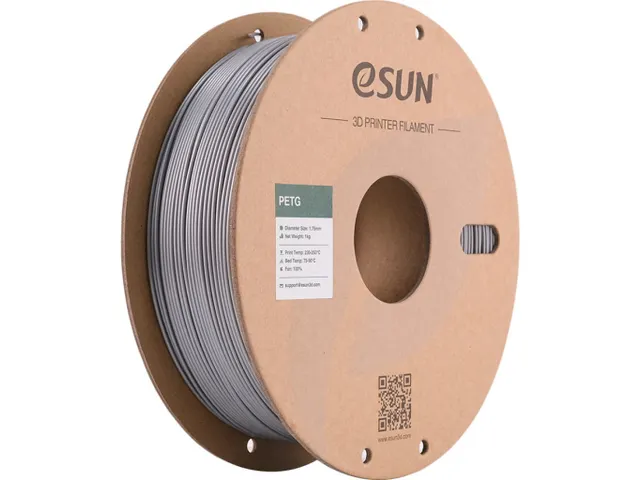 eSUN 3D printer Filament PETG 1,75mm Solide Zilver 1kg