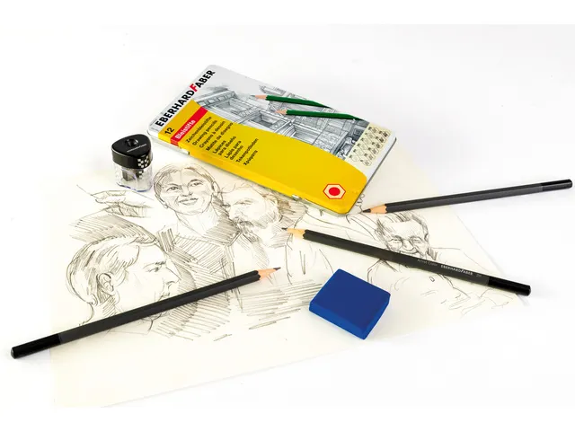 Potlood Eberhard Faber bliketui 12st. 12 hardtegraden