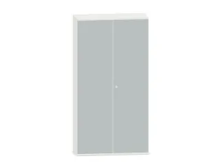Kantoorkast 1920x1000x430mm Decor Romp Wit Decor Front Lichtgrijs - 1