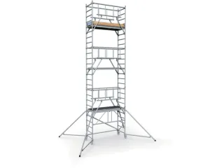 klapsteiger,platform H 5,55m,BxD 1800x600mm,steiger H 6,65m - 2