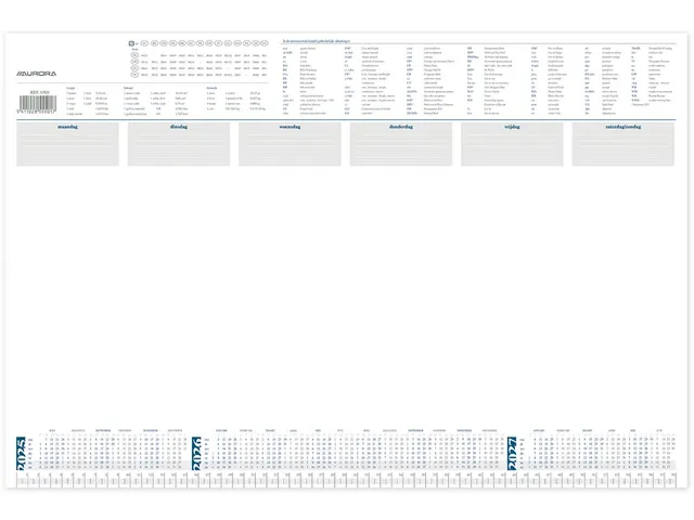 Bureaulegger Nederlandstalig 2024 40x60cm