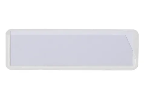 etikethouder,HxL 58x138mm,achterzijde zelfklevend,wit