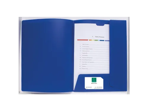 Presentatiemap Soepel PP Krea Cover A4 Blauw