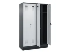 locker voor scheiding van kleding,HxBxD 1950x1200x500mm,4vak