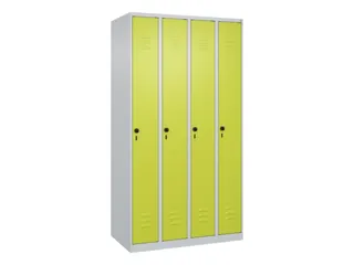 locker,HxBxD 1850x1000x500mm,4vak,vak B 250mm,draaigrendel - 1