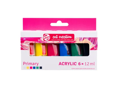 Acrylverf Talens Art Creation Primary assorti 6 tubes à 12ml