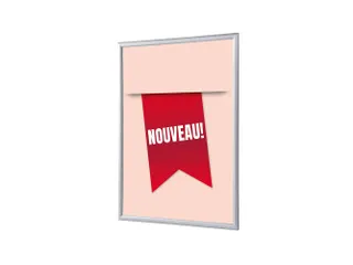 Kliklijst A1 complete set met print "NOUVEAU" Rood - 1